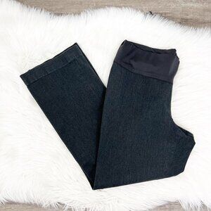 GAP Maternity Dark Gray Dress Pants Trousers Career Womens 2 Hemmed